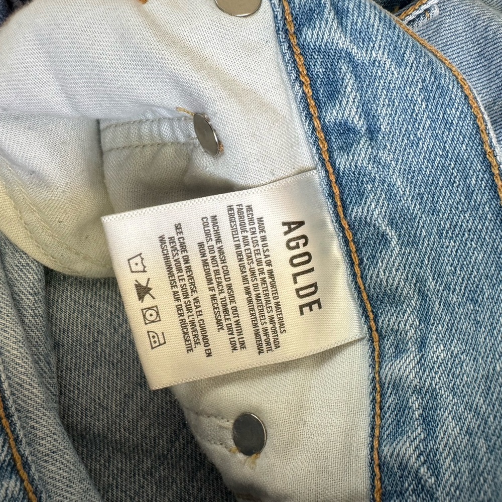 AGOLDE Criss Cross upsized straight jean - Picture 7 of 8